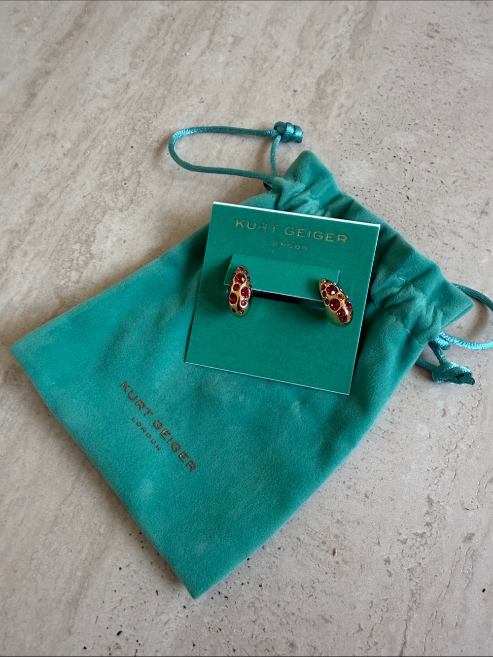 Kurt Geiger London Octavia Gemstone Earrings